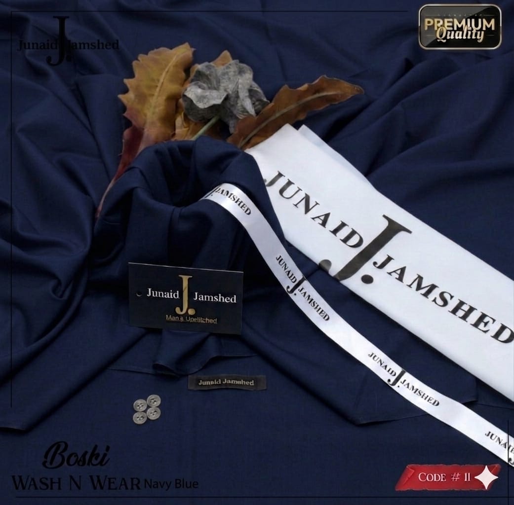 J. Junaid Jamshed Navy Blue
