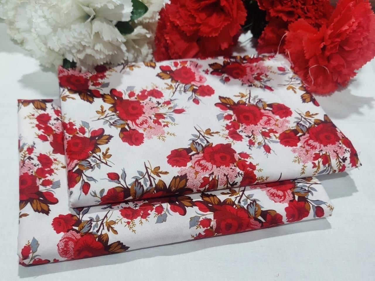 Ladies 2-Piece – Micro Polo Cotton with Floral Print | D-091