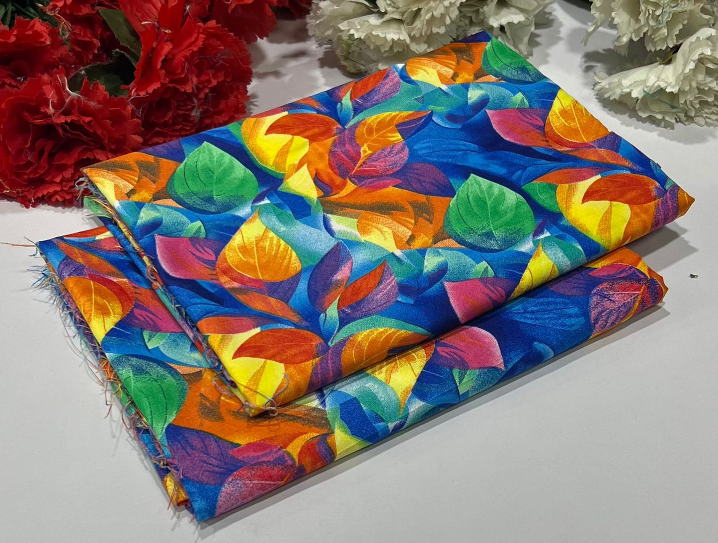 Ladies 2-Piece – Micro Polo Cotton with Floral Print | D-076