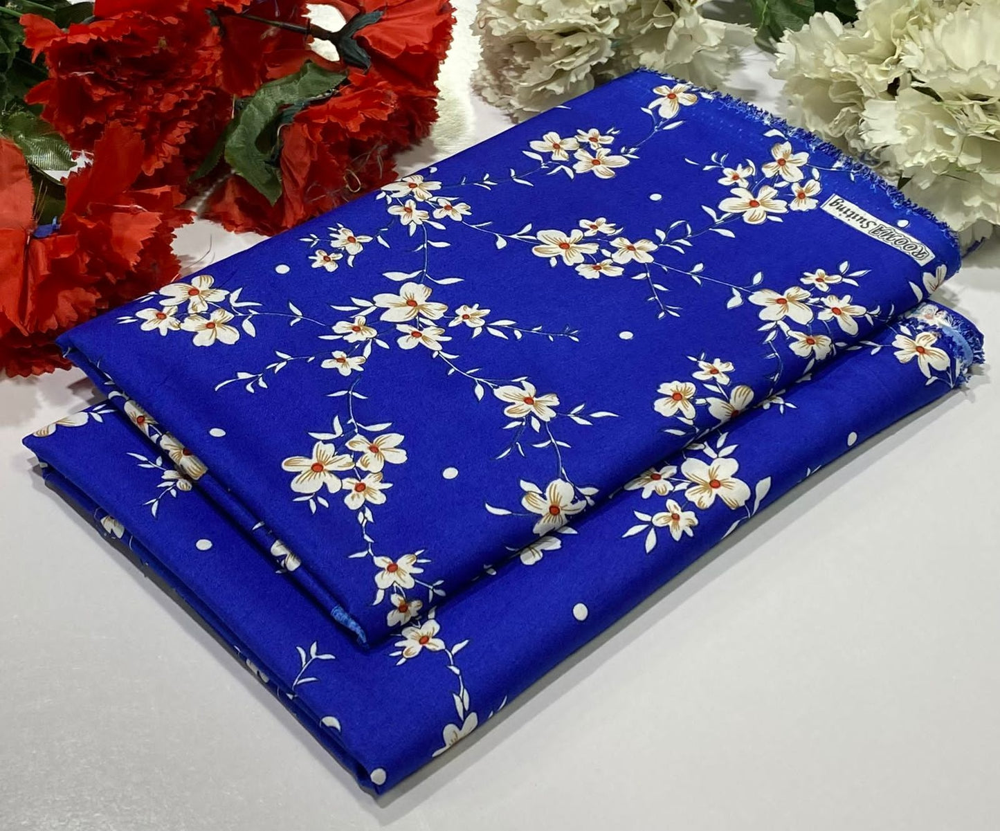 Ladies 2-Piece – Micro Polo Cotton with Floral Print | D-010