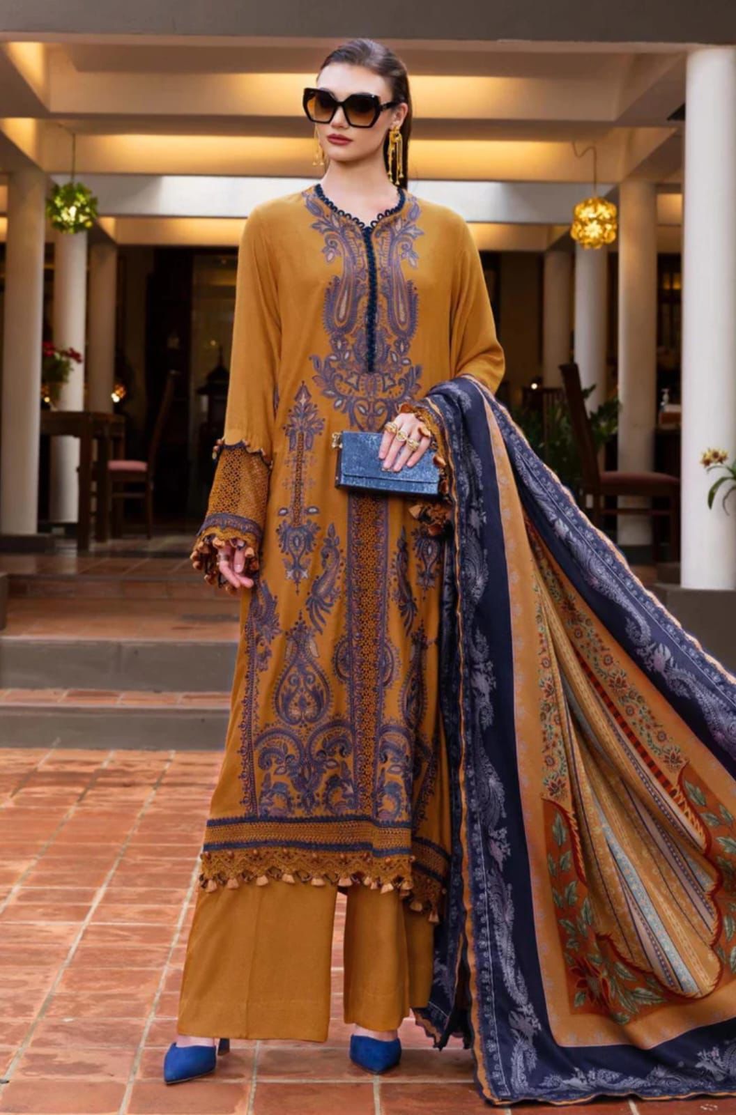 🌸 SUNDAR COLLECTION – SUMMER COLLECTION 2026 🌸  Maria B Inspired – Most Demanding Edition 3PC Unstitched Lawn Suit