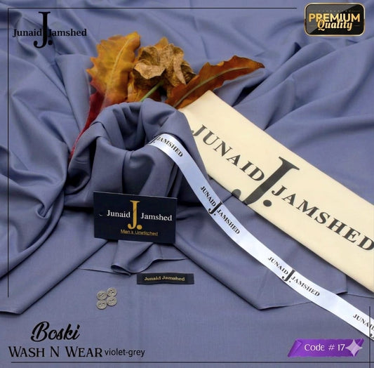 J. Junaid Jamshed Voilet Grey