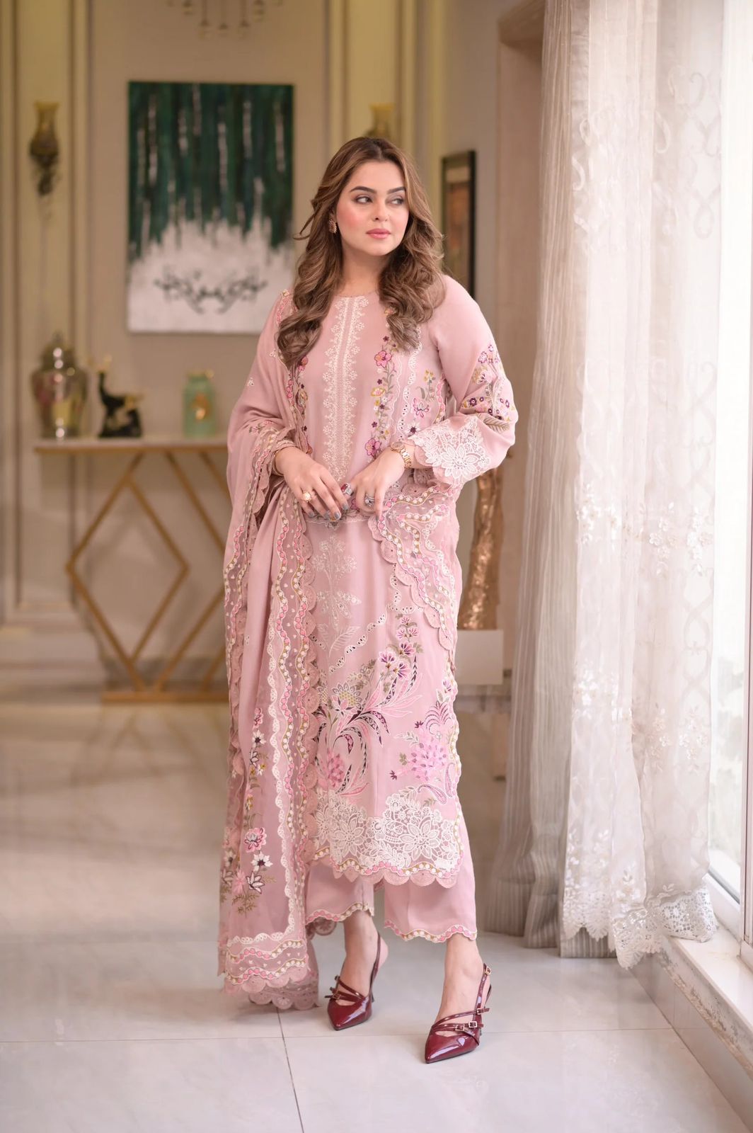 🌻 SUNDAR COLLECTION – SUMMER CASUAL COLLECTION 🌻  ALHAMDULILLAH – ANEELAS 3PC SUIT Code: 7316 | Premium Summer Arrival