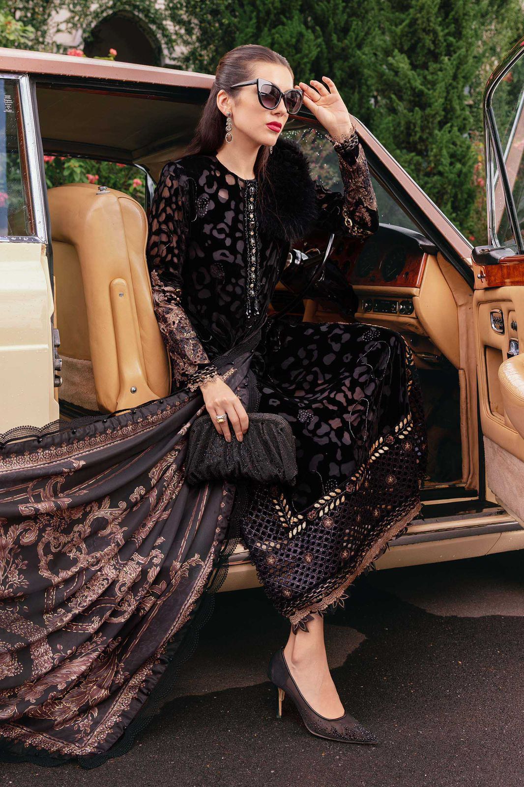 MARIA B – Unstitched Replica (Premium Lawn Embroidered Suit)