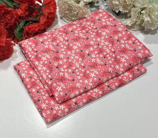 Ladies 2-Piece – Micro Polo Cotton with Floral Print | D-086