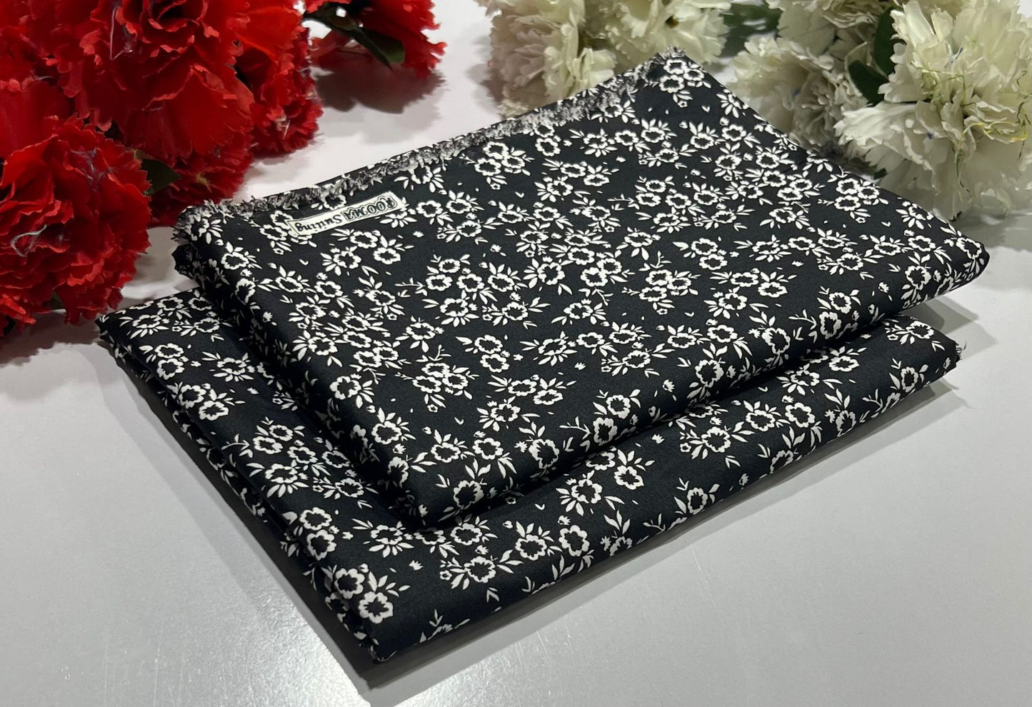 Ladies 2-Piece – Micro Polo Cotton with Floral Print | D-040