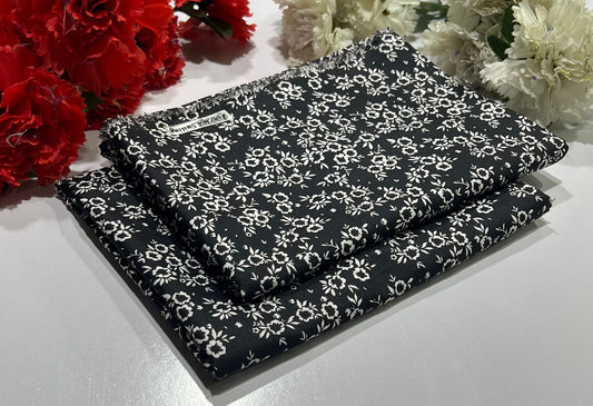 Ladies 2-Piece – Micro Polo Cotton with Floral Print | D-040