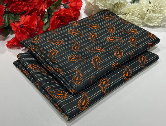 Ladies 2-Piece – Micro Polo Cotton with Floral Print | D-029