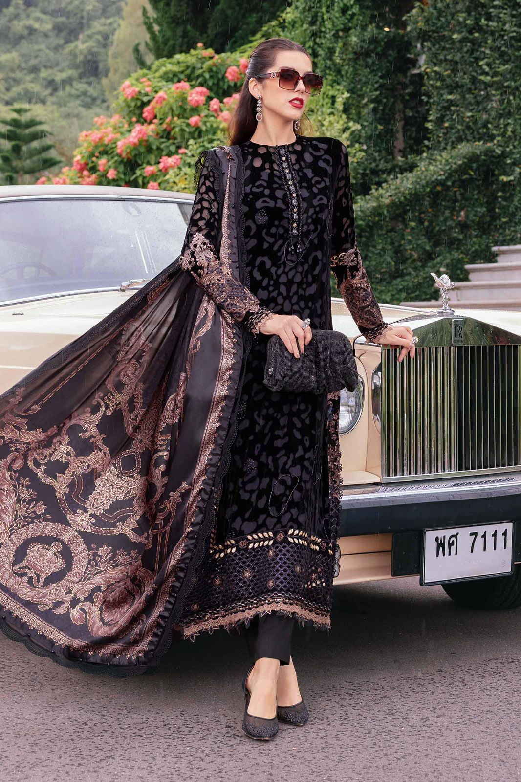 MARIA B – Unstitched Replica (Premium Lawn Embroidered Suit)