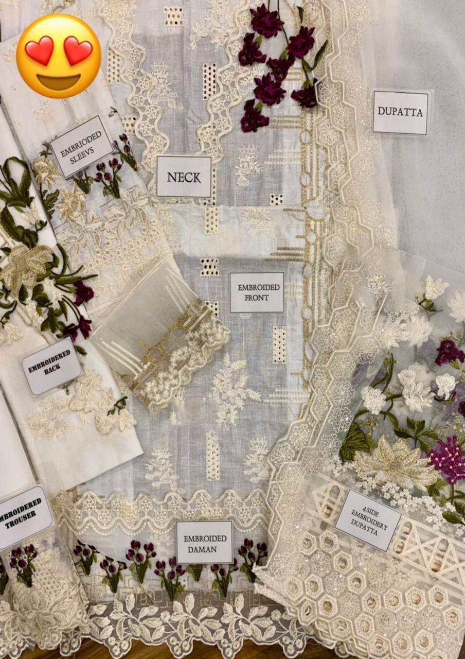 🌸 SUNDAR COLLECTION – LUXURY SUMMER COLLECTION 2026 🌸  ELAF Inspired Premium Embroidered 3PC Suit Article: EL#01 Crystal-22