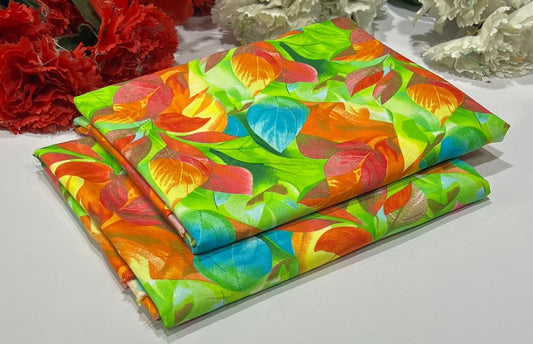 Ladies 2-Piece – Micro Polo Cotton with Floral Print | D-086