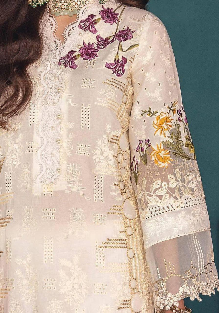 🌸 SUNDAR COLLECTION – LUXURY SUMMER COLLECTION 2026 🌸  ELAF Inspired Premium Embroidered 3PC Suit Article: EL#01 Crystal-22