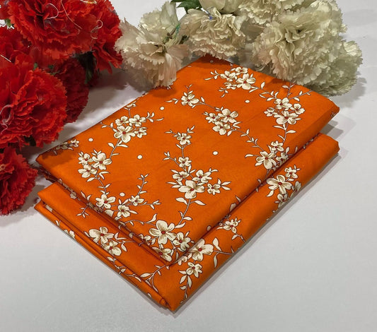 Ladies 2-Piece – Micro Polo Cotton with Floral Print | D-077