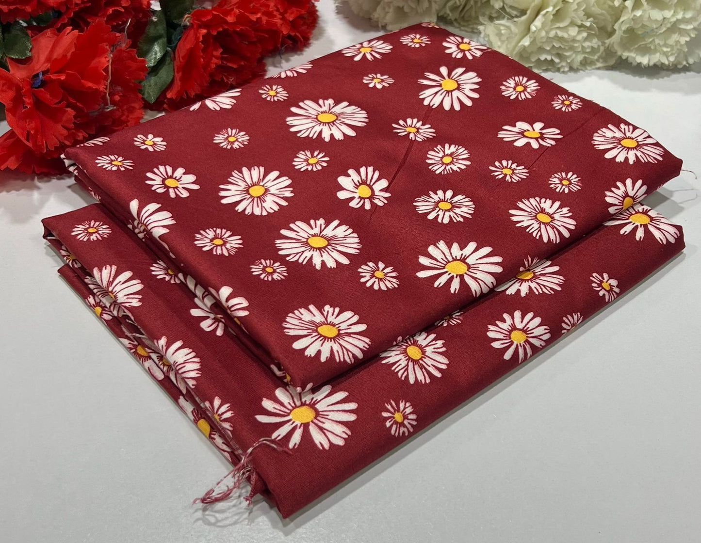 Ladies 2-Piece – Micro Polo Cotton with Floral Print | D-06