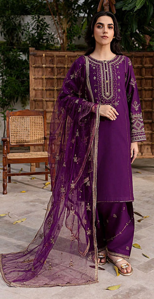 🌸 SUNDAR COLLECTION – LAWN SUMMER COLLECTION 2026 🌸  MUGLIAZ HIT CODE – PREMIUM 3PC SUIT Brand Code: 3392