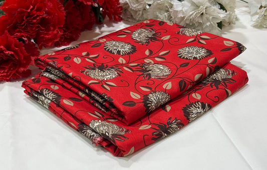 Ladies 2-Piece – Micro Polo Cotton with Floral Print | D-020