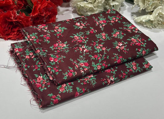 Ladies 2-Piece – Micro Polo Cotton with Floral Print | D-120