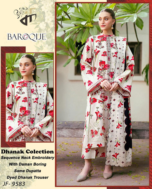 3pc Collection  Fabric Dhenak winter stuff