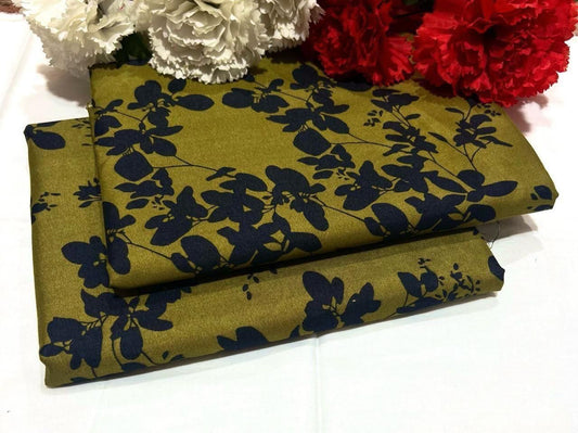 Ladies 2-Piece – Micro Polo Cotton with Floral Print | D-02