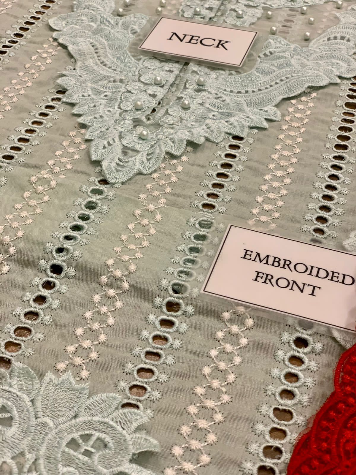 🌸 SUNDAR COLLECTION – CHIKANKARI PREMIUM EDITION 🌸  Crimson X Saira Shakira Inspired Design Design Code: CXS-OPEL | Chikankari Collection