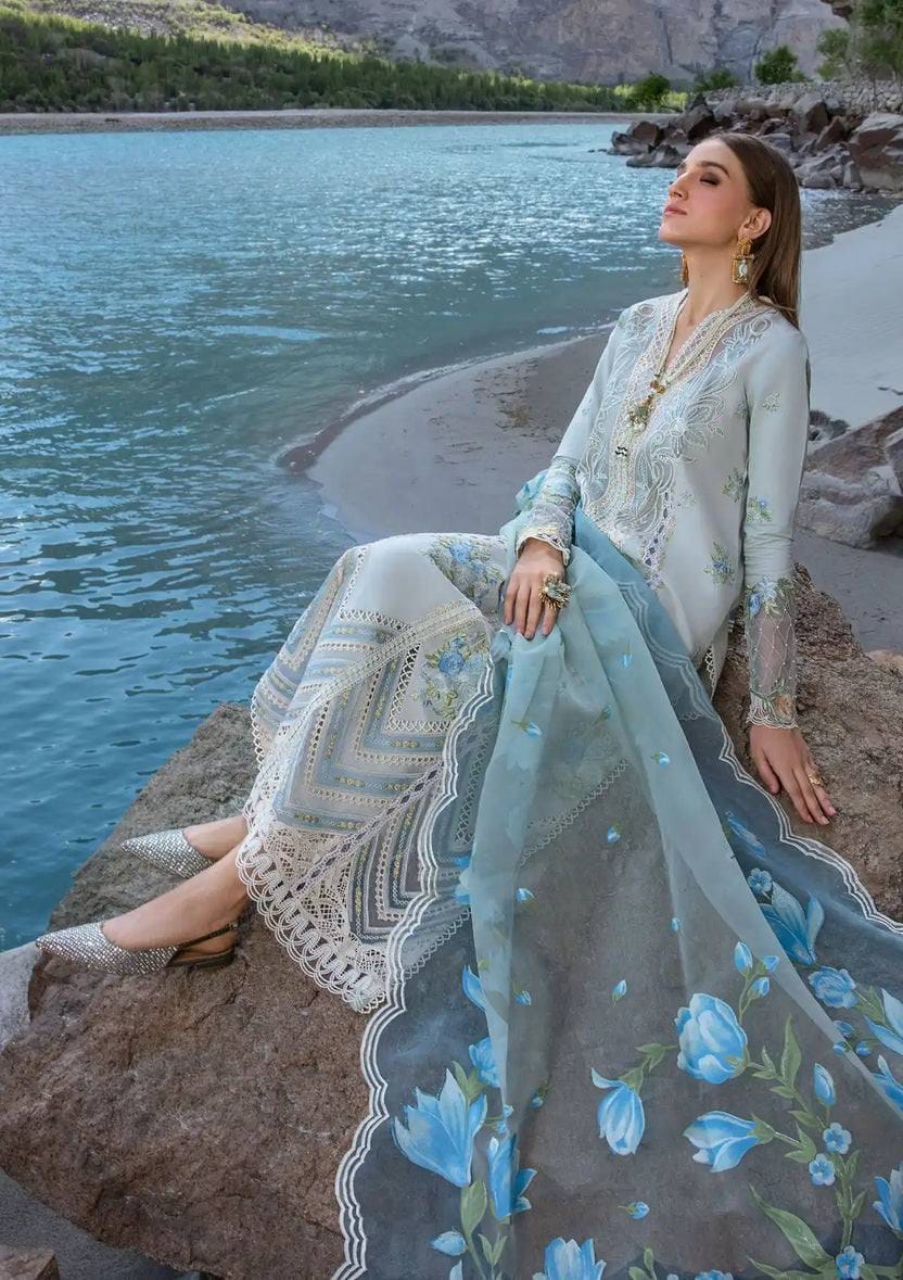 🌸 SUNDAR COLLECTION – PREMIUM SUMMER COLLECTION 2026 🌸  CRIMSON Inspired – Unstitched Replica Suit Luxury 3PC Lawn Cotton Suit