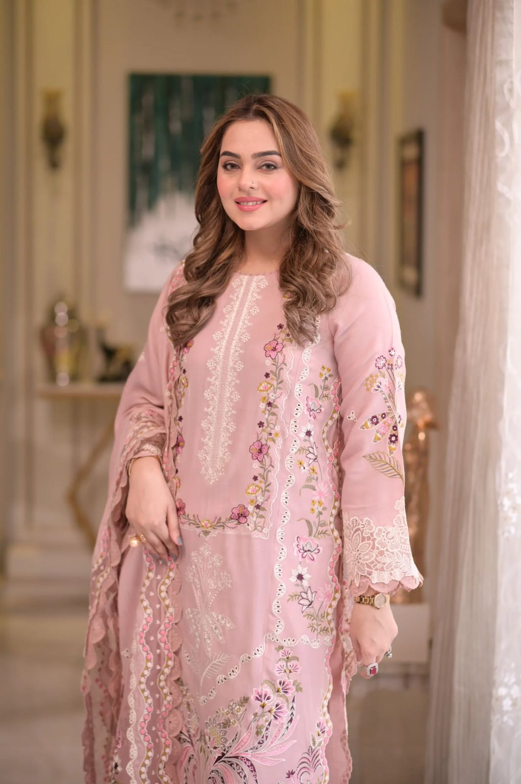 🌻 SUNDAR COLLECTION – SUMMER CASUAL COLLECTION 🌻  ALHAMDULILLAH – ANEELAS 3PC SUIT Code: 7316 | Premium Summer Arrival