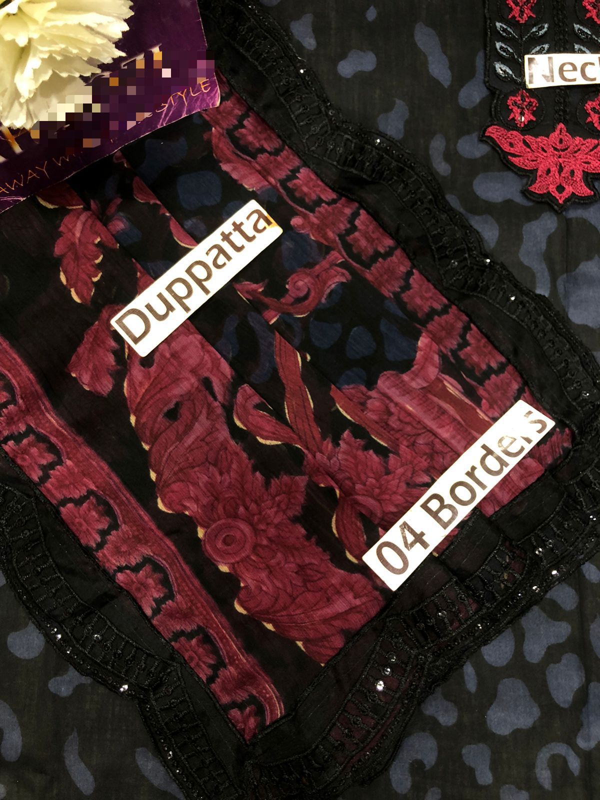 MARIA B – Unstitched Replica (Premium Lawn Embroidered Suit)