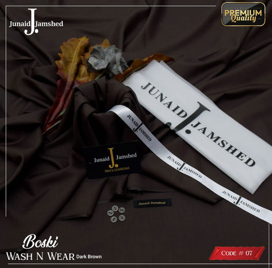 J. Junaid Jamshed Dark Brown Deep