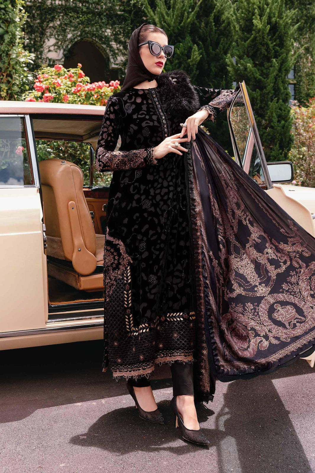 MARIA B – Unstitched Replica (Premium Lawn Embroidered Suit)
