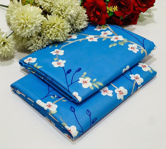 Ladies 2-Piece – Micro Polo Cotton with Floral Print | D-066
