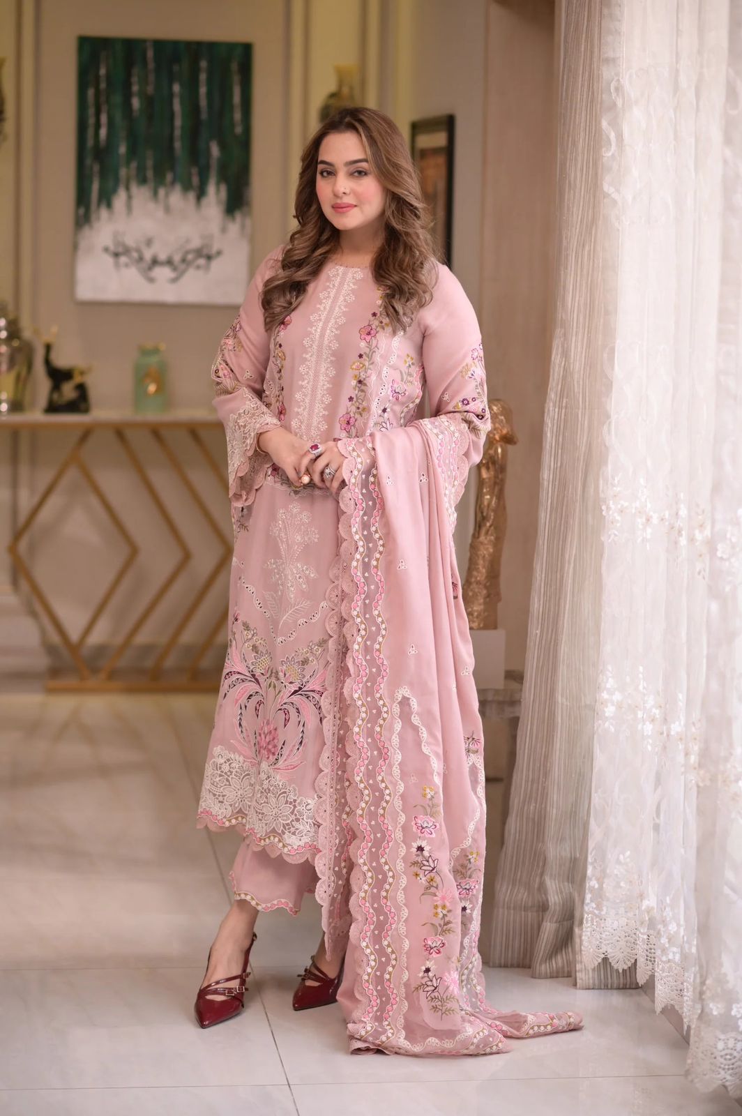 🌻 SUNDAR COLLECTION – SUMMER CASUAL COLLECTION 🌻  ALHAMDULILLAH – ANEELAS 3PC SUIT Code: 7316 | Premium Summer Arrival