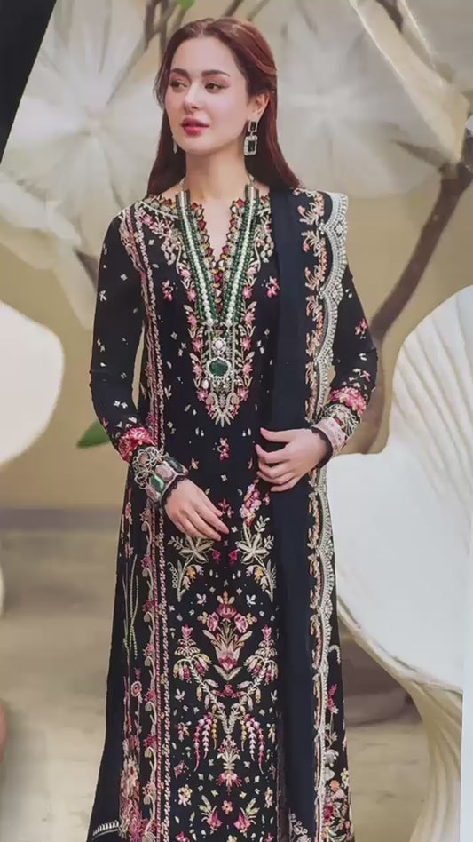 🌸 SUNDAR COLLECTION – SUMMER COLLECTION 2026 🌸  QALAMKAR 2646 – Premium Embroidered Lawn Suit Alhamdulillah Collection ✨