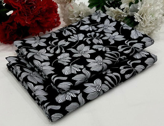 Ladies 2-Piece – Micro Polo Cotton with Floral Print | D-041