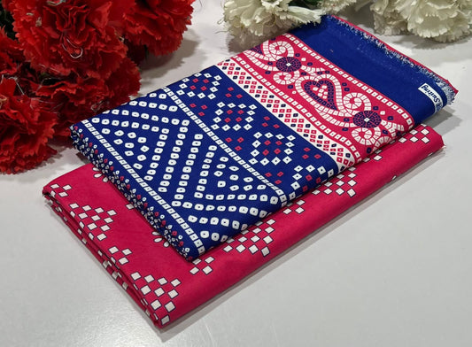Ladies 2-Piece – Micro Polo Cotton with Floral Print | D-067