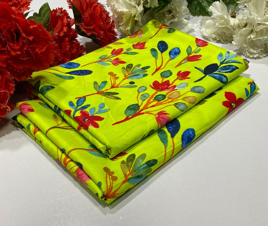 Ladies 2-Piece – Micro Polo Cotton with Floral Print | D-013